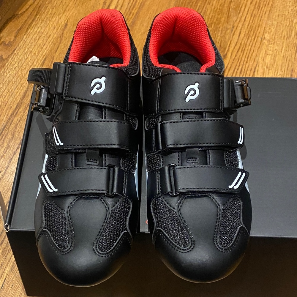 Peloton Black and Red Men's Sneakers